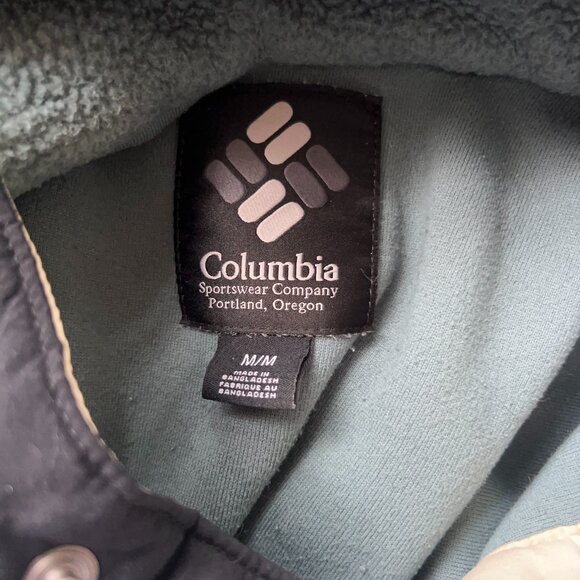 Teal Columbia Fleece with Snaps - Picture 2 of 5